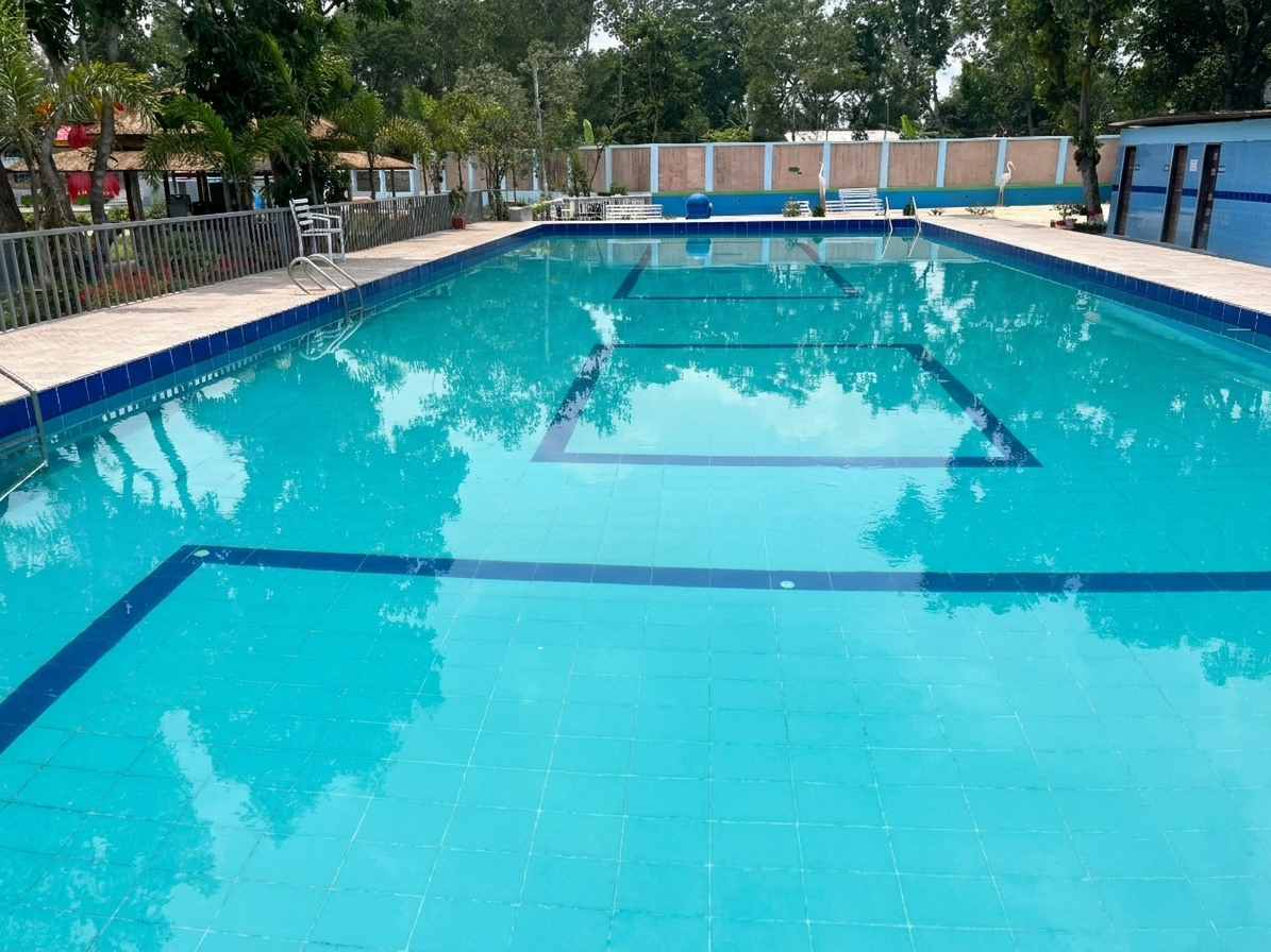 Poolside Cabana and Relaxation Area at SOAA Resort